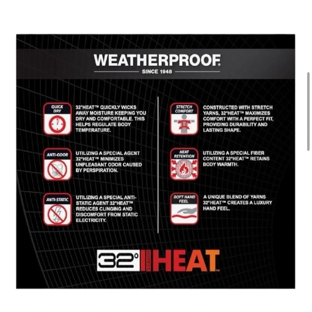 32 Degrees Heat LONG SLEEVE CREW NECK + LEGGING SET Unisex Size: XL (16-18)